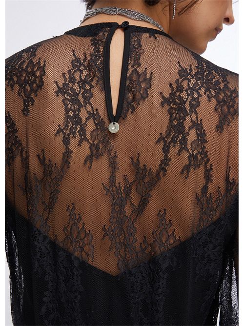 Abito corto in pizzo chantilly LIU JO | PA6055J4961/22222